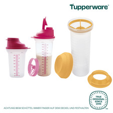 Tupperware Shake-It Varianten Mix-Max Quick-Shake II Fix Schüttelbecher Mixer