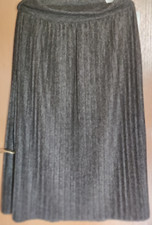 Damen Rock anthrazit Plissee