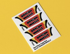 Matchbox Superfast No.43 Drache Räder Dragster Sticker Aufkleber Nachbildungen