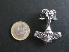 Thors Hammer Edelstahl Kettenanhänger Mjölnir Odin Widder /  11.6