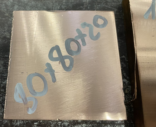 Kupfer 80x80x20 mm - 99%,