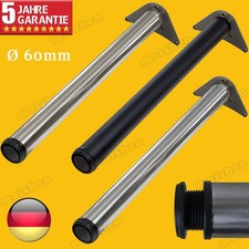 4 Edelstahl Tischbeine SET Ø