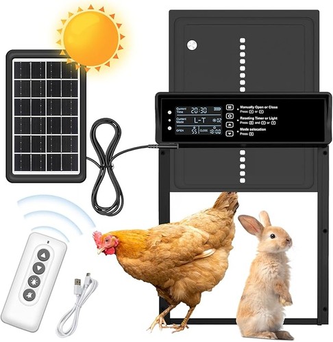 Solar hühnerstall tür - solar,