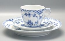 Royal Copenhagen Kaffeegedeck Musselmalet Halbspitze.