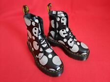 Dr. Martens 1460-JADON-  8-Loch Boots Plateau Black Polka Dot  Gr. 38 - Neu -