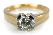 Brillantring 0,87ct mit EGL