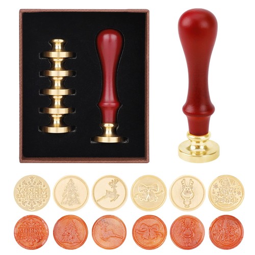 Wachs-Siegelstempel-Set