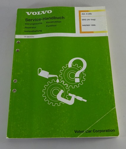 Werkstatthandbuch volvo 940 - werkstatthandbuch,