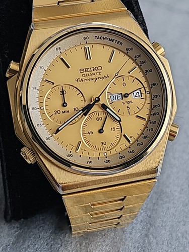 Seiko 7a38 7000 - seiko, goldton