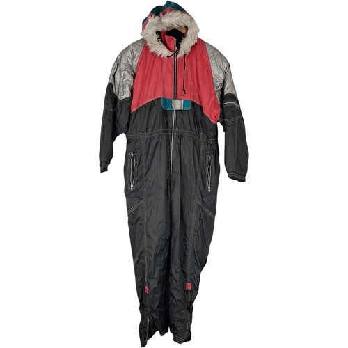 Skianzug herren schwarz rot - herren,