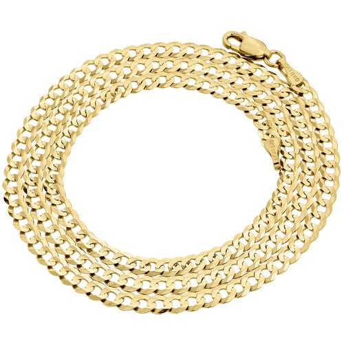 Echt 10k gelbgold 5mm - echt, massiv