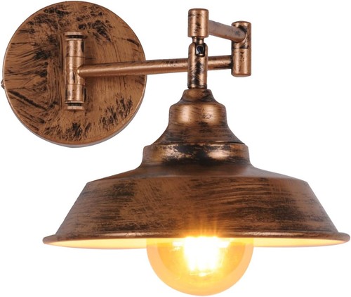 Wandleuchte mit schwenkarm e27 - wandleuchte,