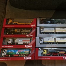 8 x Herpa LKW Sammlung