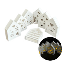 Deko Haus mit LED Licht Herz Sterne Tischdekoration Liebe aus Keraflott