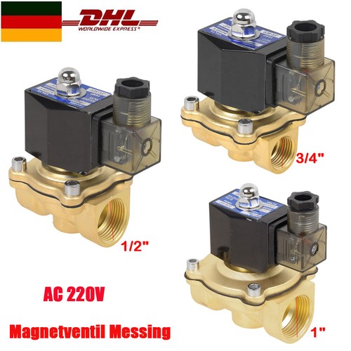 Magnetventil messing stromlos - magnetventil,
