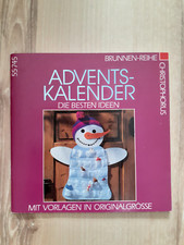 Brunnen-Heft 55745 Adventskalender - Bastelanleitungen von Ingrid Moras