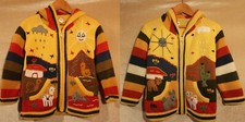 Kinder strickjacke gelb 104 - strickjacke,