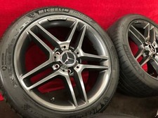4 AMG Felgen 7,5 + 8,5 x 17