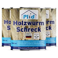 Holzwurm-Schreck farblos 2,25l/ Effektiver Holzschutz Holzwürmer & Holzbohrkäfer