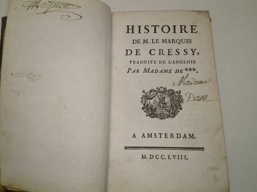 Altes buch herr riccoboni - altes,
