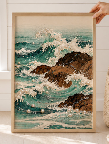 Perlenbild maritime wand - perlenbild,