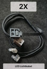2X LED Lichtkabel Power
