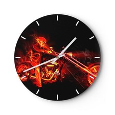 Modern Wanduhr 40x40cm Rund