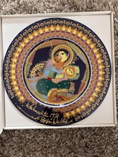 Rosenthal Weihnachtsteller Björn Wiinblad 1971-1982 Porzellan