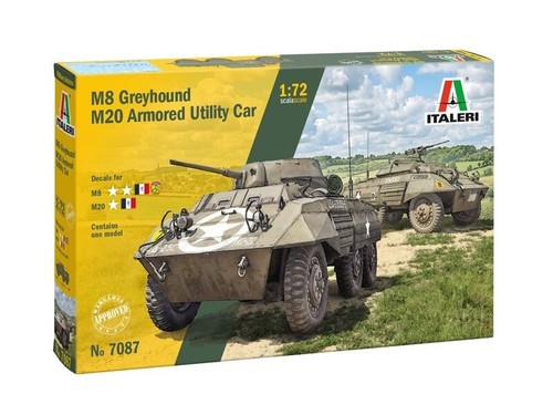 Italeri 7087 greyhound m20 - m8, greyhound/m20