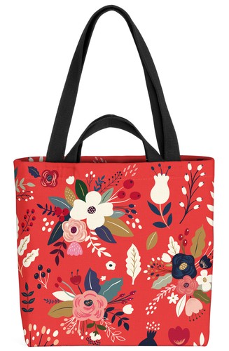 Landhaus blumenmuster tasche - landhaus,