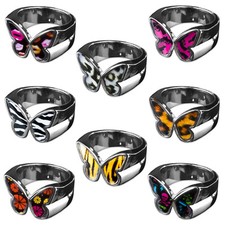 Damen ring schmetterling - damen,