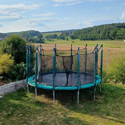Trampolin grün - trampolin, 99