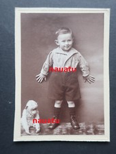 Original photo little boy with