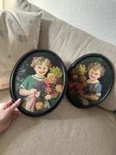 Zwei antike signierte gemälde - zwei,