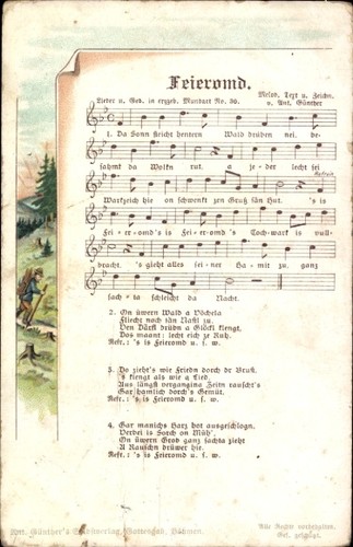 Lied feieromd anton - feieromd,,