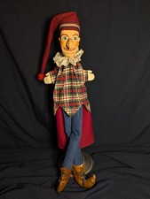 Hohnsteiner Kasper mit extra langen Beinen - Handspielpuppe 12er Kopf - Unikat