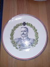 Gedenkteller Hindenburg 