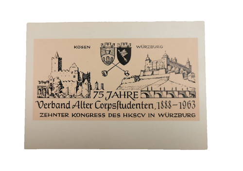 Studentika postkarte jahre - 75,
