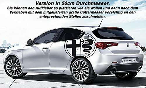 Logo alfa auto aufkleber - logo,