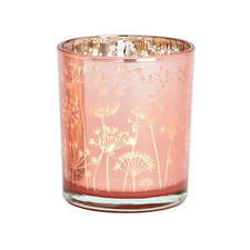 G.Wurm Windlicht Blumen Dekor