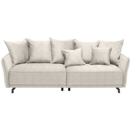 Big sofa beige samt - -,