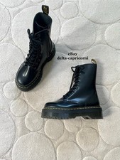 Dr. Martens Jadon Hi Polished Smooth 10-Eye Plateau Boots schwarz NEU