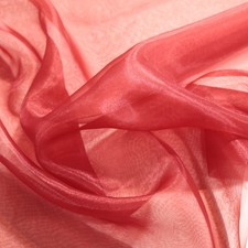 300x300cm roter Organza Stoff