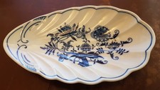Zwiebelmuster Muschelschale ( L 22,5) - Porzellan Original Bohemia
