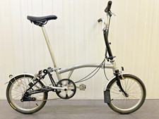 Brompton Folding Bike - Silver