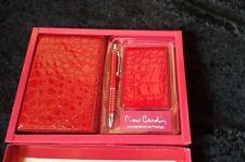 edles Schreibset Pierre Cardin Kugelschreiber Telefonbuch und Notizbuch 3 tlg.