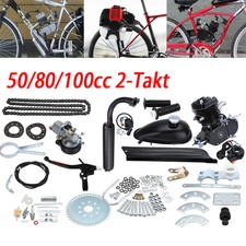 50/80/100/110cc 2-Takt Motor Motorset Fahrrad Benzin Hilfsmotor Engine Kit