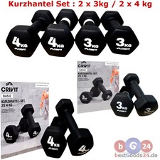 Kurzhantel-Set 2×3kg / 2×4kg