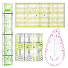 4 Stück Patchwork Lineal