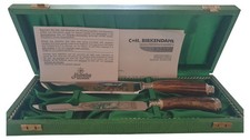 Hubertus Tranchier Besteck Set Hirschhorn Edelstahl Jagdmesser